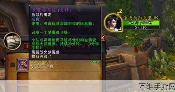 魔兽世界2024年商栈秋季盛典,10月珍稀物品全揭秘