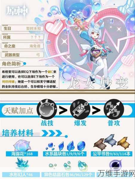 原神揭秘,希格雯角色星级及详细解析