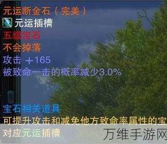 梦幻新诛仙宝石转换全解析,玩转宝石系统,提升战力不是梦!