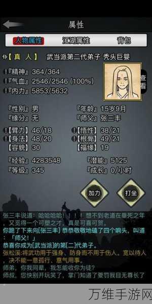 放置江湖深度攻略,第一章隐藏任务全揭秘,助你称霸江湖!
