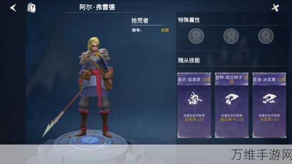 冰原守卫者,深度解析佣兵技能选择策略