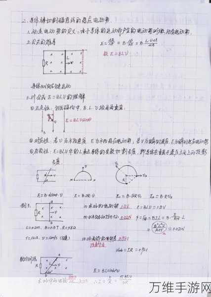 手游新玩法揭秘,法拉第电磁感应定律在虚拟世界的电流奇遇