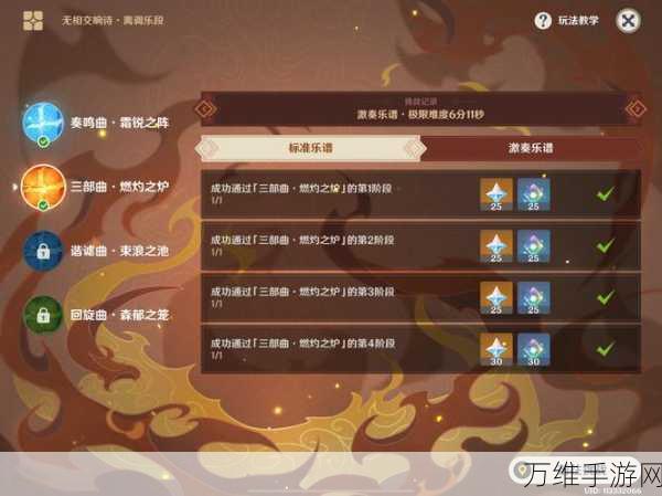 原神无相交响诗·离调乐段第三天,高效通关攻略与实战技巧