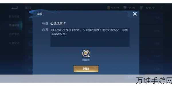 王者荣耀悦享卡,解锁游戏新体验与专属福利的钥匙