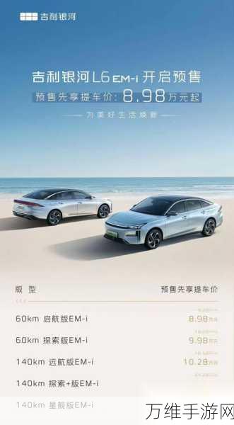 吉利银河L6 EM-i预售火爆,2L油耗挑战续航极限,突破两千公里大关