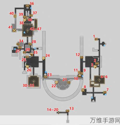 崩坏3主线32章，新亚特拉月球探险指南，24个宝箱位置全揭秘