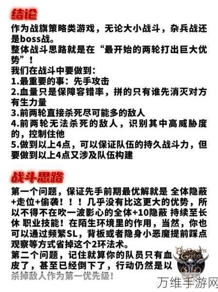 博德之门3，兼职职业全解析与顶尖推荐，打造你的多元战斗体系